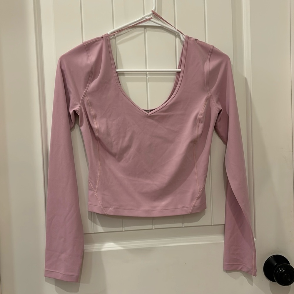 NWT Lululemon Align Long Sleeve Pink  Size 4 LW3FHWS PKPI